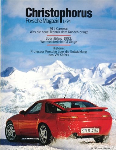 1994 PORSCHE CHRISTOPHORUS MAGAZIN 246 DEUTSCH