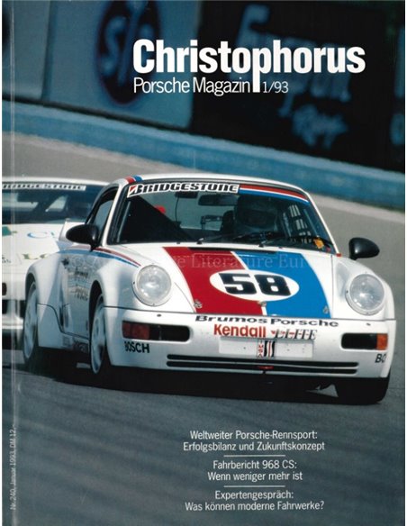 1993 PORSCHE CHRISTOPHORUS MAGAZINE 240 GERMAN