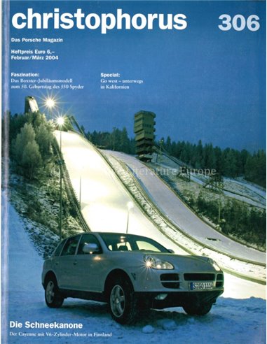 2004 PORSCHE CHRISTOPHORUS MAGAZINE 306 DUITS