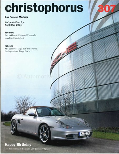 2004 PORSCHE CHRISTOPHORUS MAGAZIN 307 DEUTSCH