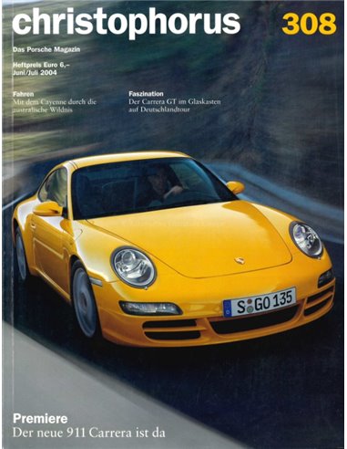 2004 PORSCHE CHRISTOPHORUS MAGAZIN 308 DEUTSCH