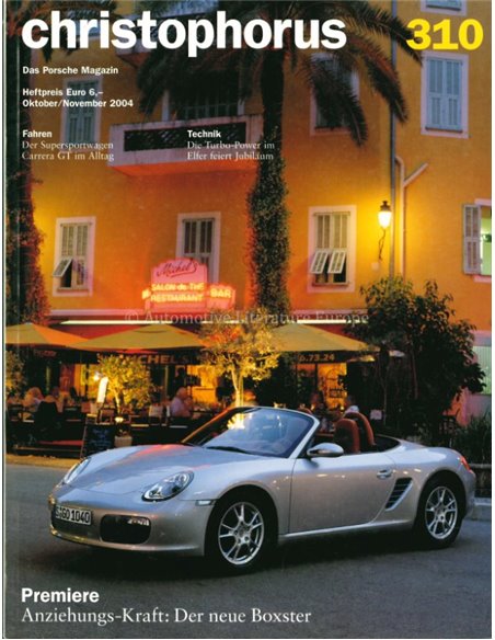 2004 PORSCHE CHRISTOPHORUS MAGAZIN 310 DEUTSCH