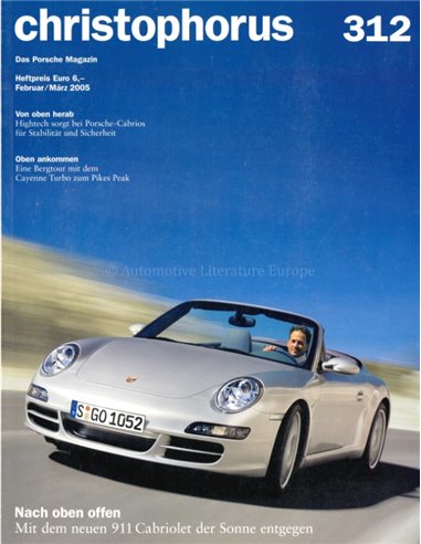 2005 PORSCHE CHRISTOPHORUS MAGAZIN 312 DEUTSCH