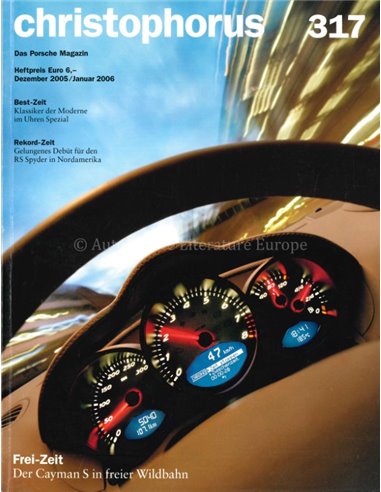 2006 PORSCHE CHRISTOPHORUS MAGAZIN 317 DEUTSCH