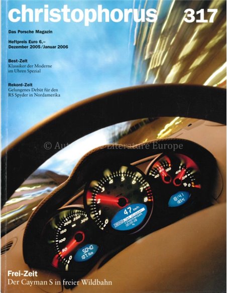 2006 PORSCHE CHRISTOPHORUS MAGAZIN 317 DEUTSCH