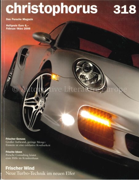 2006 PORSCHE CHRISTOPHORUS MAGAZIN 318 DEUTSCH