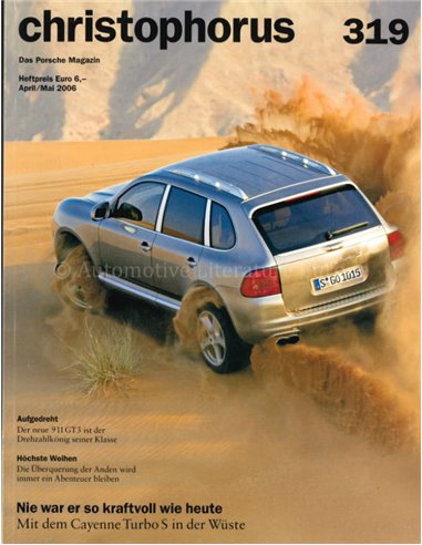 2006 PORSCHE CHRISTOPHORUS MAGAZINE 319 DUITS