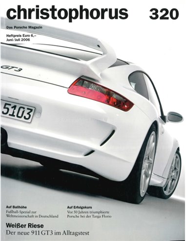 2006 PORSCHE CHRISTOPHORUS MAGAZINE 320 DUITS