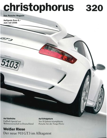 2006 PORSCHE CHRISTOPHORUS MAGAZIN 320 DEUTSCH