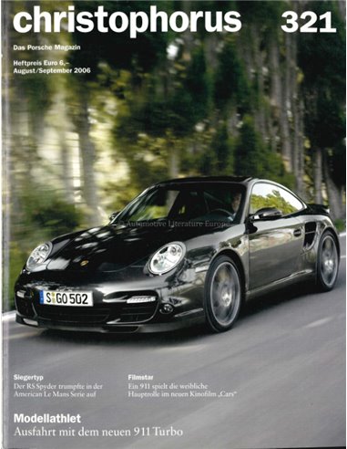 2006 PORSCHE CHRISTOPHORUS MAGAZIN 321 DEUTSCH