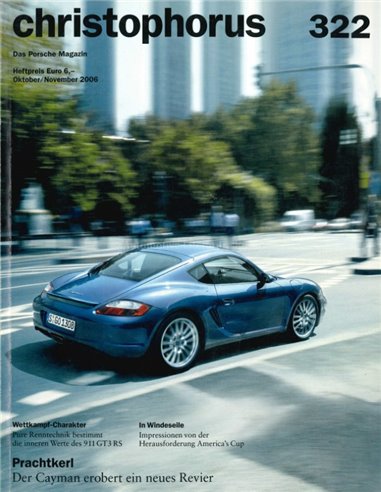 2006 PORSCHE CHRISTOPHORUS MAGAZIN 322 DEUTSCH