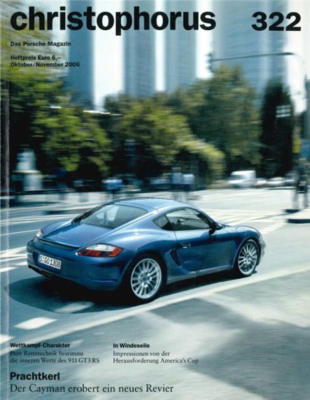 2006 PORSCHE CHRISTOPHORUS MAGAZIN 322 DEUTSCH