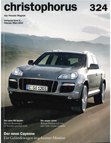 2007 PORSCHE CHRISTOPHORUS MAGAZIN 324 DEUTSCH