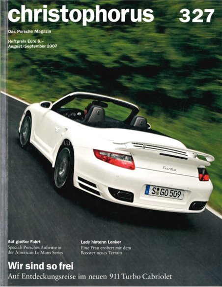 2007 PORSCHE CHRISTOPHORUS MAGAZIN 327 DEUTSCH