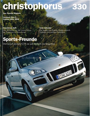 2008 PORSCHE CHRISTOPHORUS MAGAZIN 330 DEUTSCH