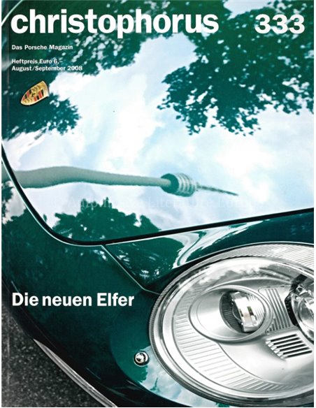 2008 PORSCHE CHRISTOPHORUS MAGAZIN 333 DEUTSCH