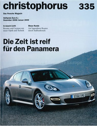 2009 PORSCHE CHRISTOPHORUS MAGAZIN 335 DEUTSCH