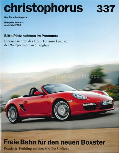 2009 PORSCHE CHRISTOPHORUS MAGAZIN 337 DEUTSCH