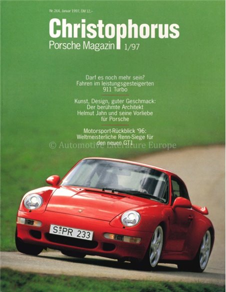 1997 PORSCHE CHRISTOPHORUS MAGAZIN 264 DEUTSCH