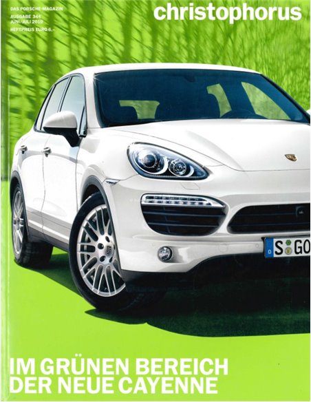 2010 PORSCHE CHRISTOPHORUS MAGAZINE 344 GERMAN