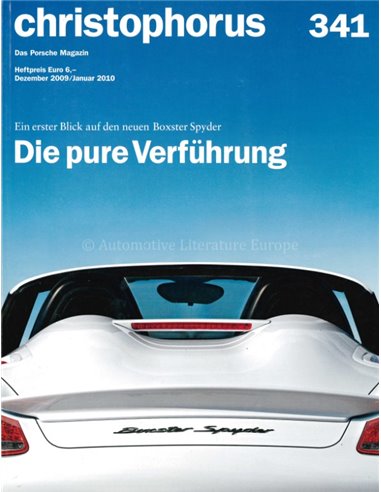 2010 PORSCHE CHRISTOPHORUS MAGAZIN 341 DEUTSCH