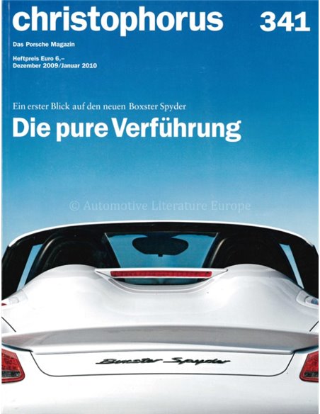 2010 PORSCHE CHRISTOPHORUS MAGAZINE 341 GERMAN