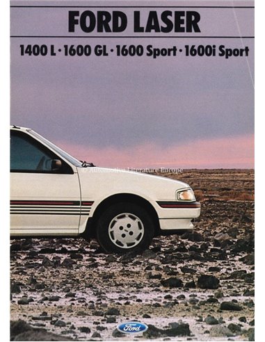 1989 FORD LASER BROCHURE AFRIKAANS | ENGELS