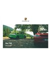 2021  PORSCHE 718 BOXTER & CAYMAN HARDCOVER BROCHURE GERMAN