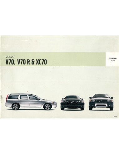 2005 VOLVO V70 R & XC70 INSTRUCTIEBOEKJE FRANS