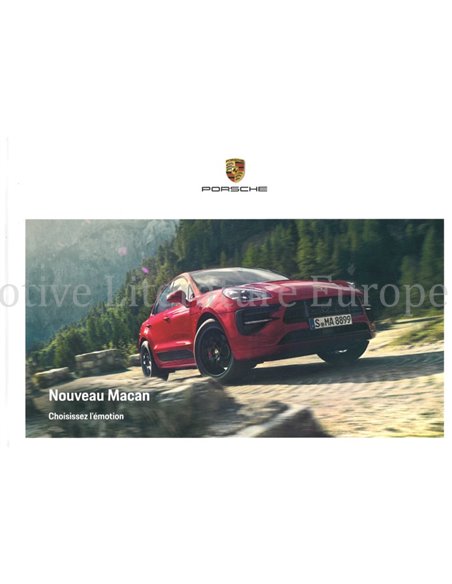 2021 PORSCHE MACAN HARDCOVER BROCHURE FRANS