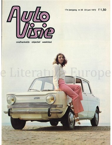 1972 AUTOVISIE MAGAZINE 25 NEDERLANDS