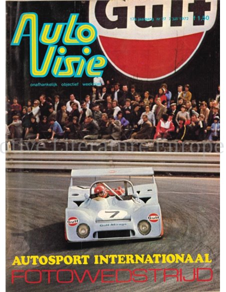 1972 AUTOVISIE MAGAZINE 27 DUTCH