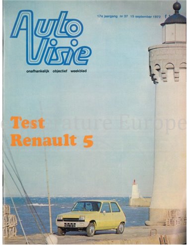 1972 AUTOVISIE MAGAZINE 37 DUTCH