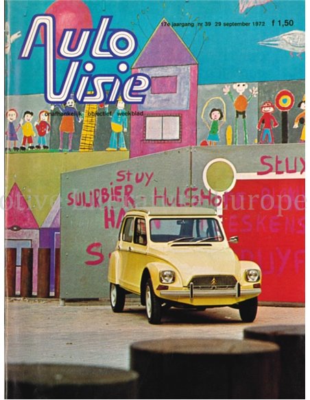 1972 AUTOVISIE MAGAZIN 39 NIEDERLÄNDISCH