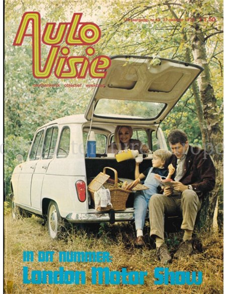 1972 AUTOVISIE MAGAZIN 43 NIEDERLÄNDISCH