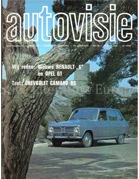 1968 AUTOVISIE MAGAZINE 39 DUTCH