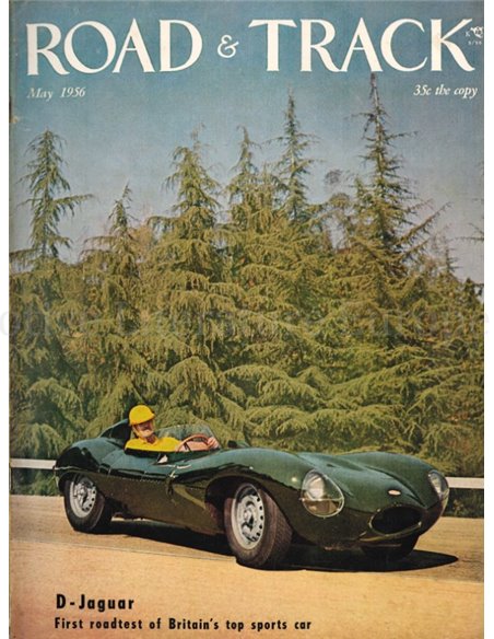 1956 ROAD AND TRACK MAGAZINE MAY ENGLISH