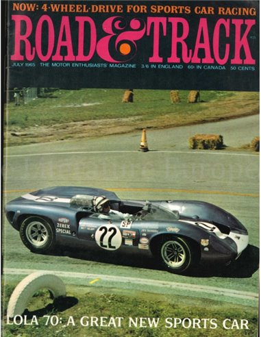 1965 ROAD AND TRACK MAGAZINE JULY ENGLISH