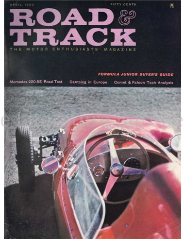 1960 ROAD AND TRACK MAGAZINE APRIL ENGELS