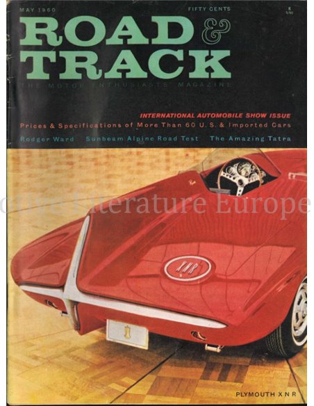 1960 ROAD AND TRACK MAGAZINE MAY ENGLISH