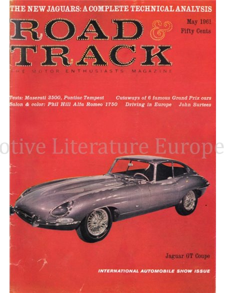 1961 ROAD AND TRACK MAGAZINE MEI ENGELS