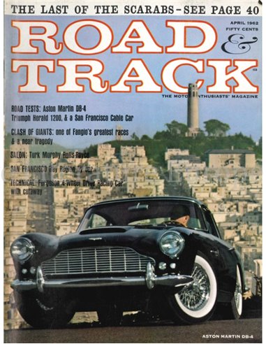 1962 ROAD AND TRACK MAGAZINE APRIL ENGLISCH