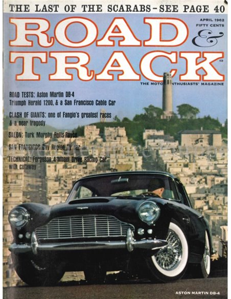 1962 ROAD AND TRACK MAGAZINE APRIL ENGLISCH