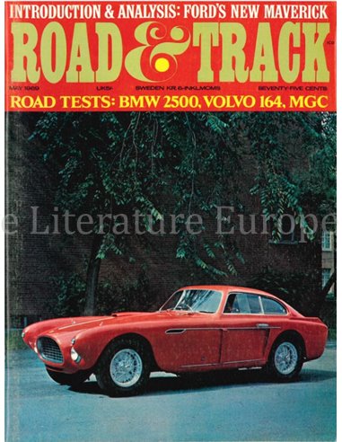 1969 ROAD AND TRACK MAGAZINE MAI ENGLISCH