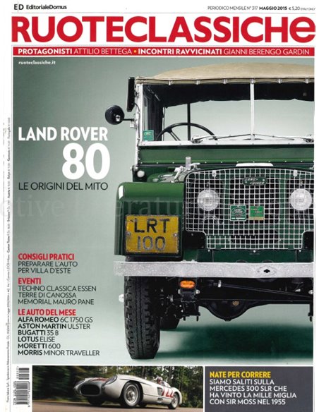 2015 RUOTECLASSICHE MAGAZINE MAY ITALIAN