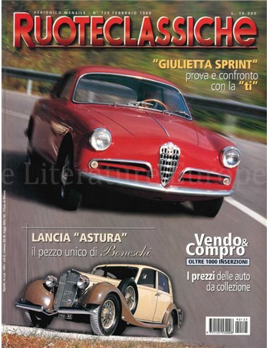 1999 RUOTECLASSICHE MAGAZINE 125 ITALIAN