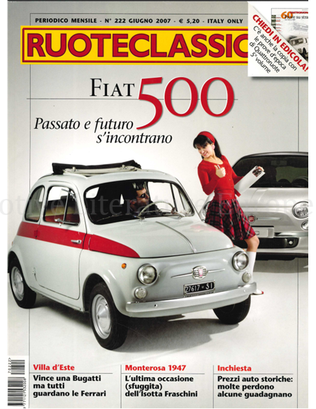 2007 RUOTECLASSICHE ZEITSCHRIFT 222 ITALIENISCH