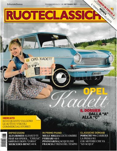 2012 RUOTECLASSICHE ZEITSCHRIFT 285 ITALIENISCH