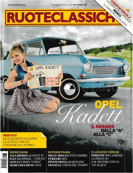 2012 RUOTECLASSICHE ZEITSCHRIFT 285 ITALIENISCH