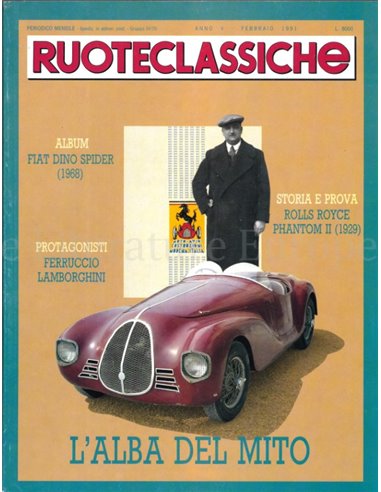 1991 RUOTECLASSICHE MAGAZINE 37 ITALIAANS